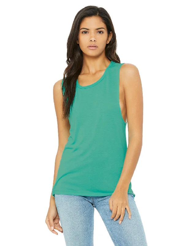 Bella + Canvas B8803 Ladies' Flowy Scoop Muscle Tank