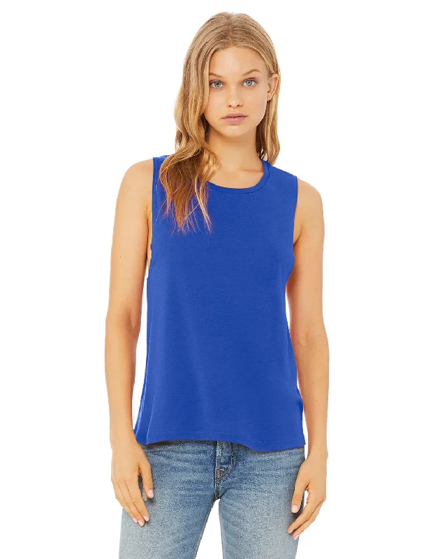 Bella + Canvas B8803 Ladies' Flowy Scoop Muscle Tank