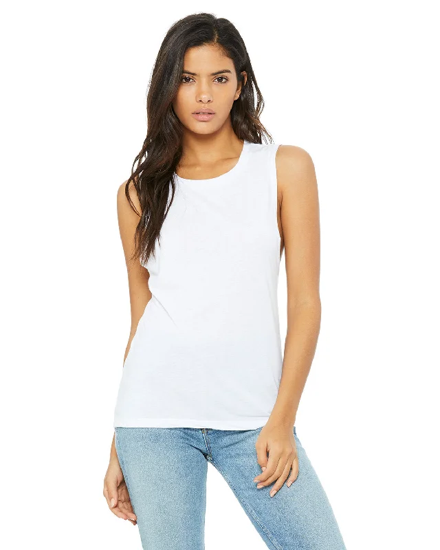 Bella + Canvas B8803 Ladies' Flowy Scoop Muscle Tank