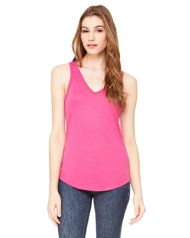 Bella + Canvas B8805 Ladies' Flowy V-Neck Tank