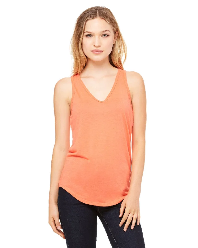 Bella + Canvas B8805 Ladies' Flowy V-Neck Tank