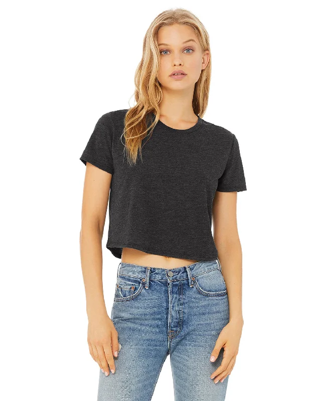 Bella + Canvas B8882 Ladies' Flowy Cropped T-Shirt