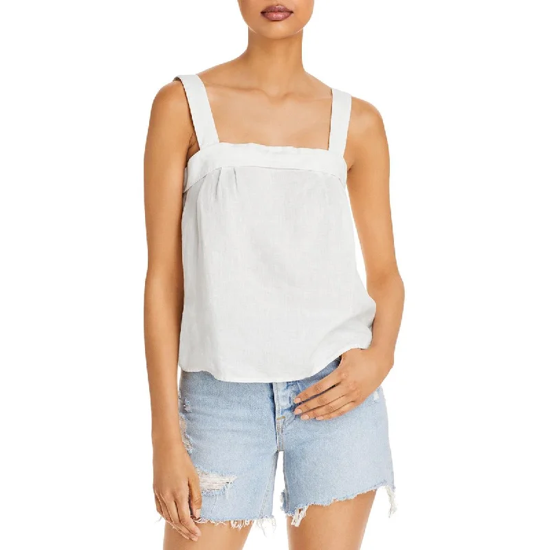 Joie Womens Ami Linen Sleeveless Tank Top