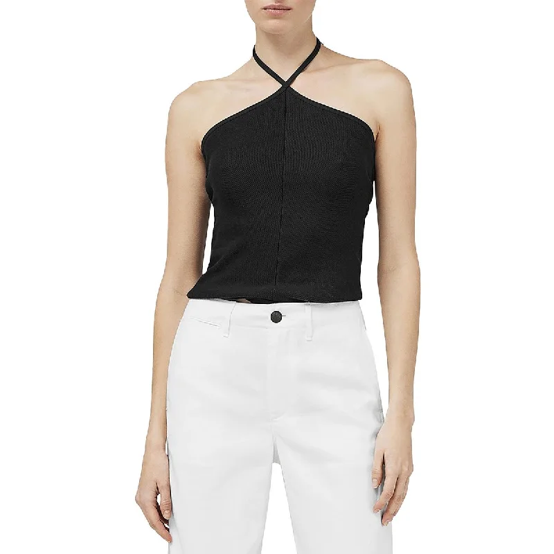 Rag & Bone Womens Ribbed Tank Halter Top