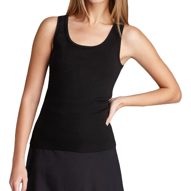 Three Dots Womens Stretch Scoop Neck Tank Top