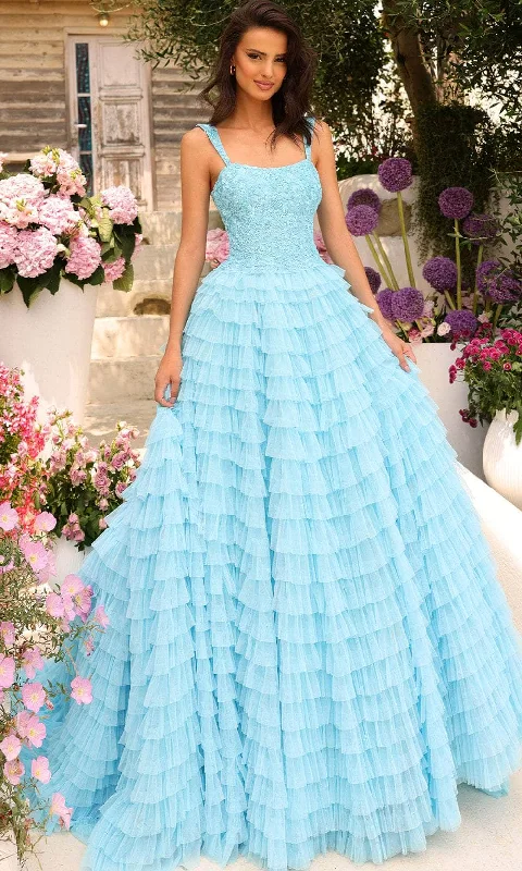 Amarra 94026 - Ruffle Tiered Evening Dress