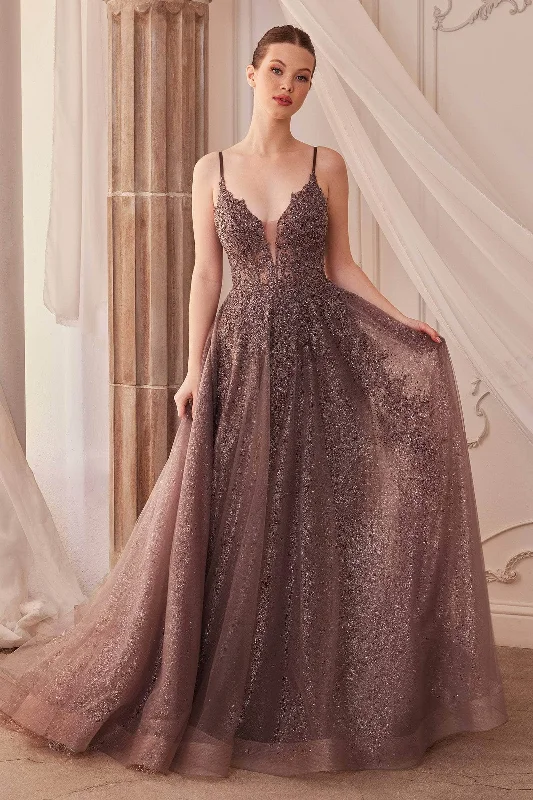 Andrea and Leo A1261 - Lace Trailed Gown