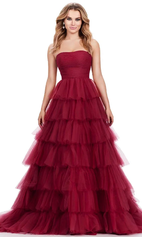 Ashley Lauren 11621 - Tulle Tiered Prom Dress