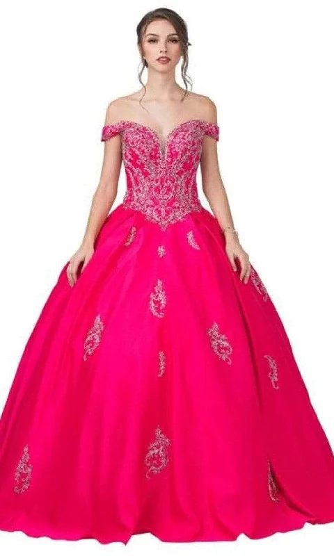 Aspeed Design L2363 - Lace Appliqued Ballgown