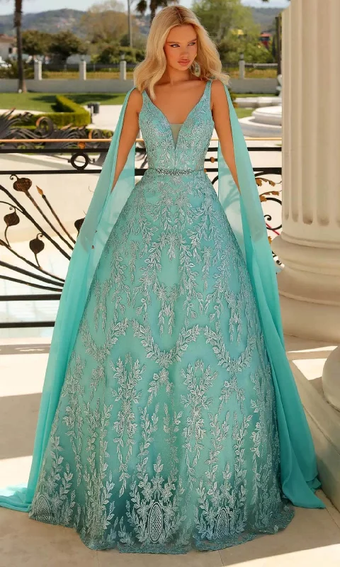 Clarisse 811040 - Embroidered Sleeveless Ballgown