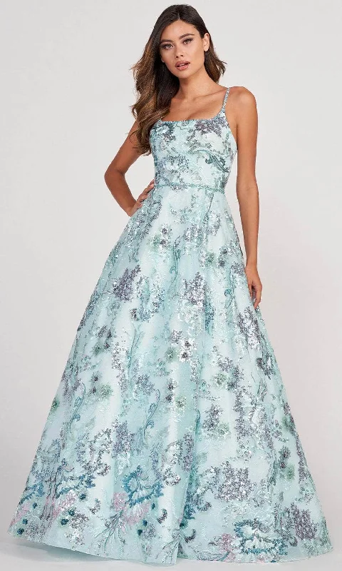 Colette By Daphne CL2011 - Sequin Tulle A-Line Prom Gown