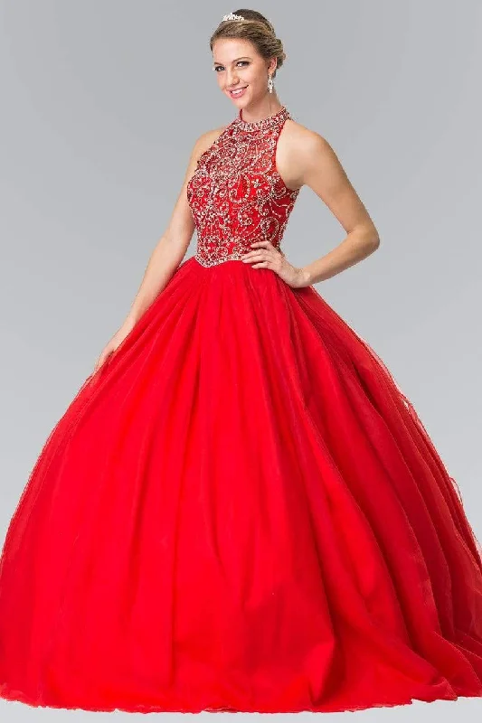 Elizabeth K - GL2206 High Illusion Ornate Ballgown