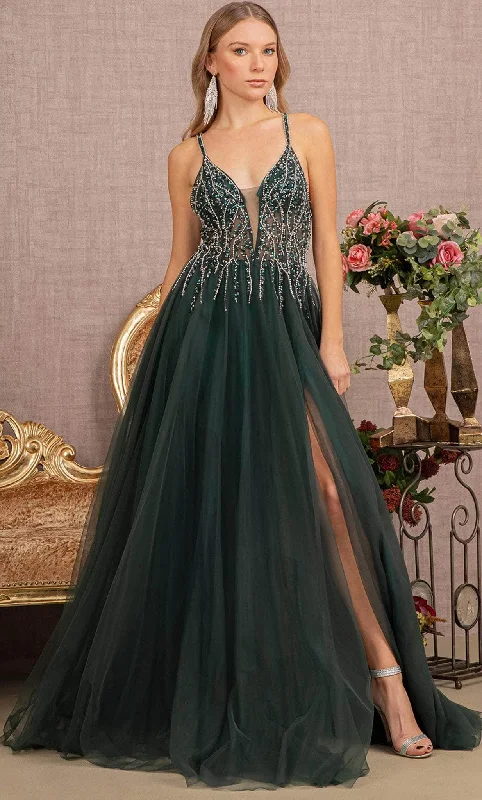 GLS by Gloria GL3137 - Tulle Skirt Prom Gown