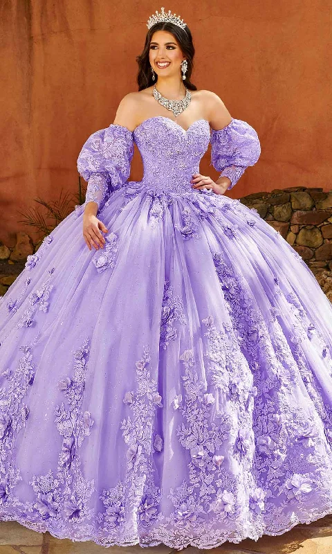 Rachel Allan MQ1103 - Puff Sleeve Quinceanera Ballgown